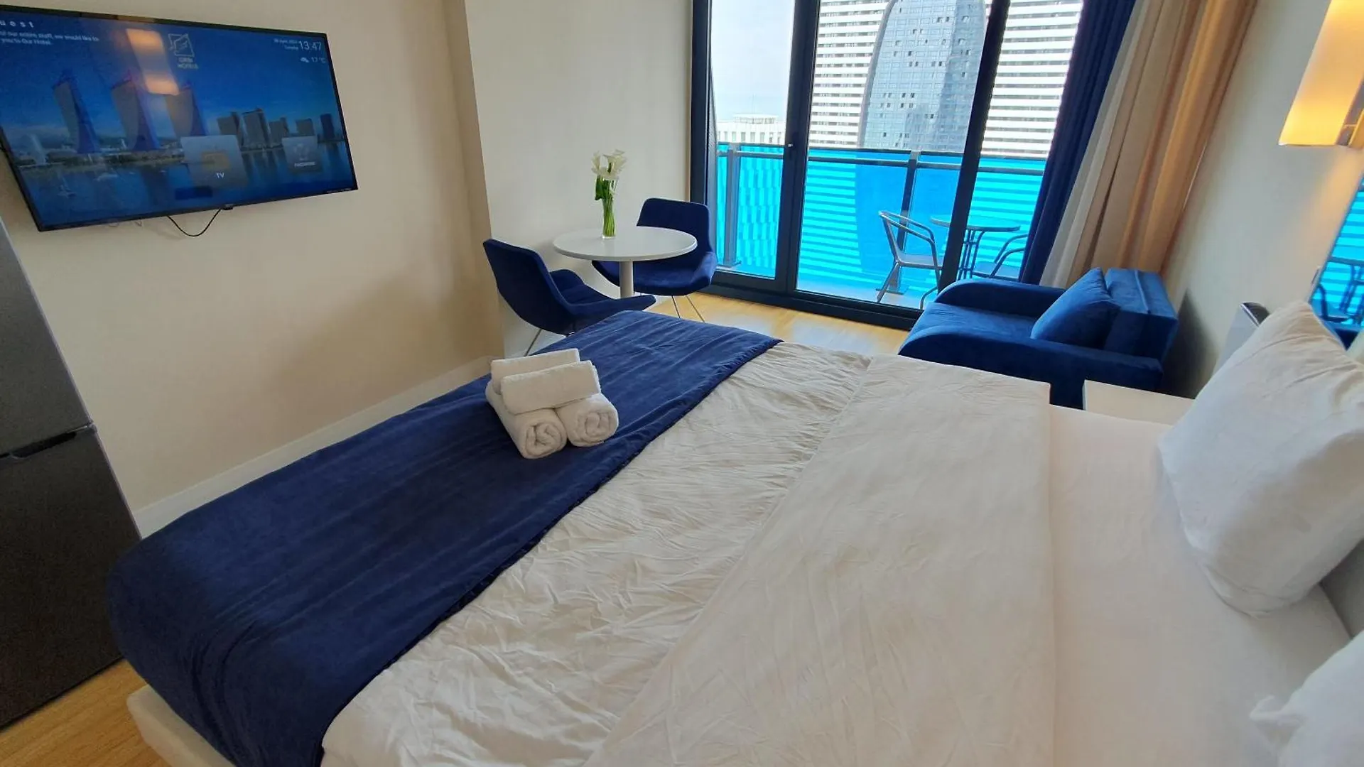 Great Sea View Studio 23-09 New Block D1 Orbi-City Batumi Apartment